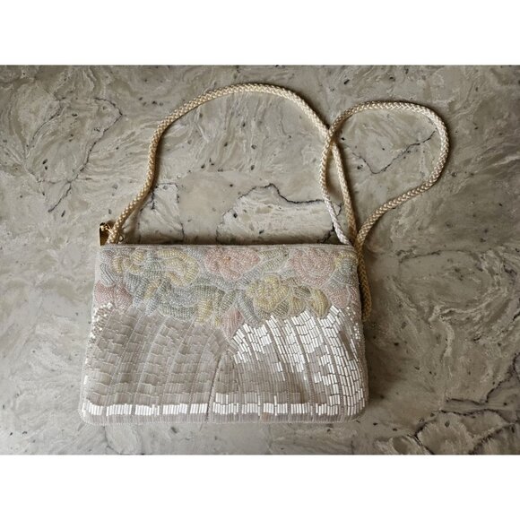 Goldco Glass Bead & Sequin Evening Bag/Purse - Picture 6 of 9